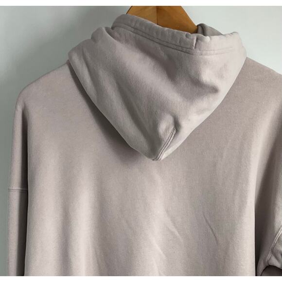 ABERCROMBIE & FITCH Mauve Purple Oversized Boyfriend Fleece Hoodie Medium to XL - Picture 6 of 7